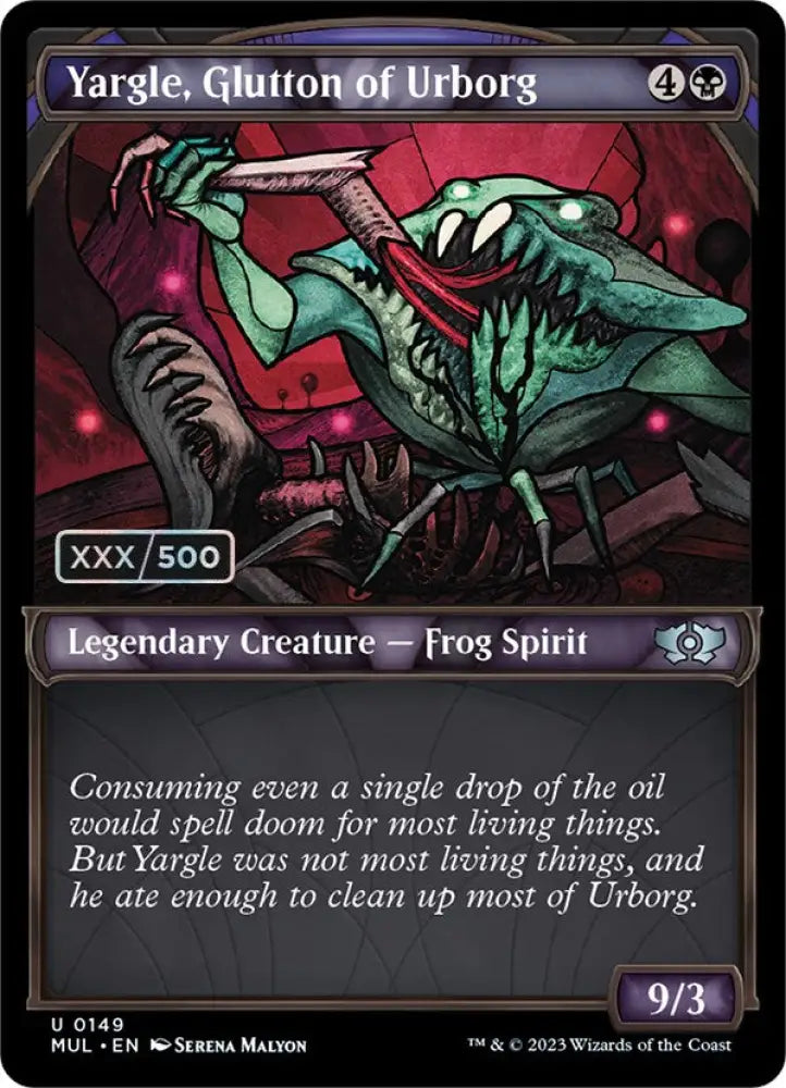 Yargle Glutton of Urborg (Serialized) [Multiverse Legends] - MTG Single