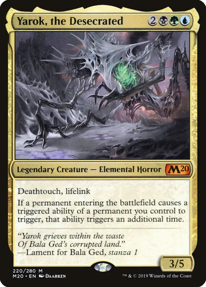 Yarok the Desecrated [Core Set 2020] - MTG Single