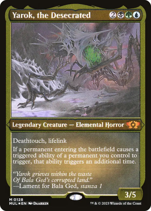 Yarok the Desecrated (Foil Etched) [Multiverse Legends] - MTG Single
