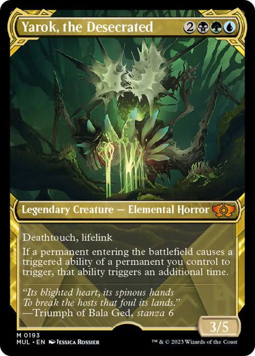 Yarok the Desecrated (Halo Foil) [Multiverse Legends] - MTG Single