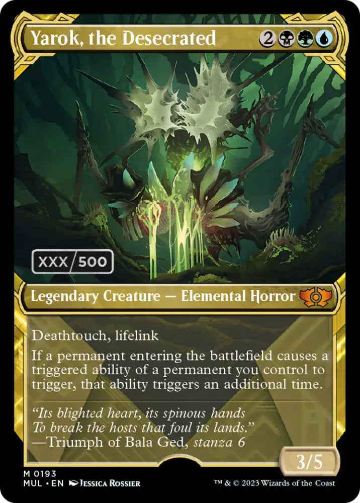 Yarok the Desecrated (Serialized) [Multiverse Legends] - MTG Single