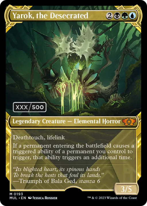 Yarok the Desecrated (Serialized) [Multiverse Legends] - MTG Single