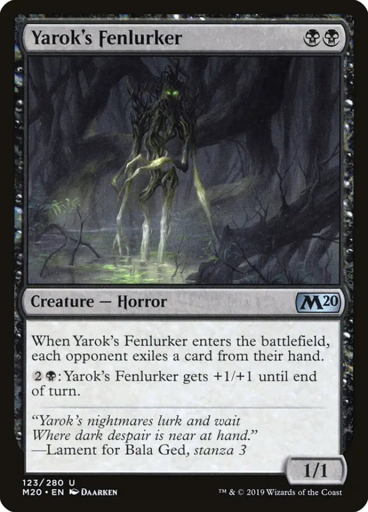Yarok’s Fenlurker [Core Set 2020] - MTG Single