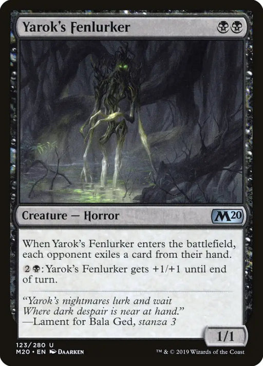 Yarok’s Fenlurker [Core Set 2020] - MTG Single