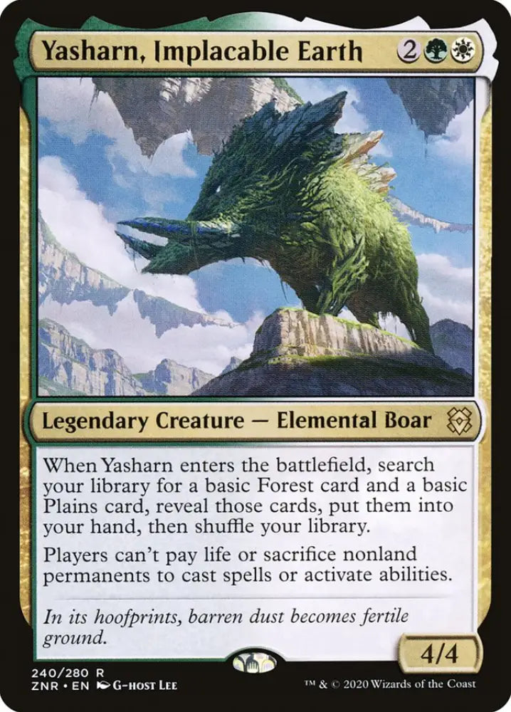 Yasharn Implacable Earth [Zendikar Rising] - MTG Single