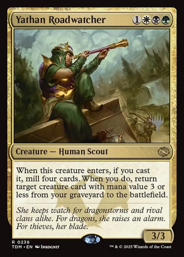 Yathan Roadwatcher (236p) [Tarkir: Dragonstorm Promos]