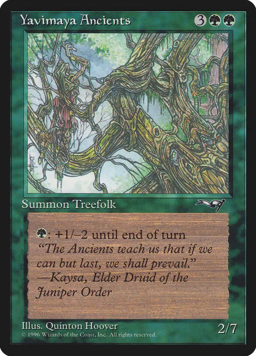 Yavimaya Ancients (Druid Art) [Alliances] - MTG Single