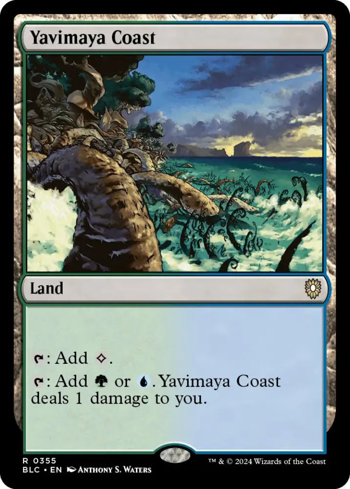 Yavimaya Coast [Bloomburrow Commander] - MTG Single