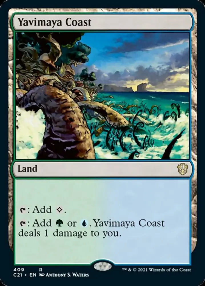 Yavimaya Coast [Commander 2021] - MTG Single