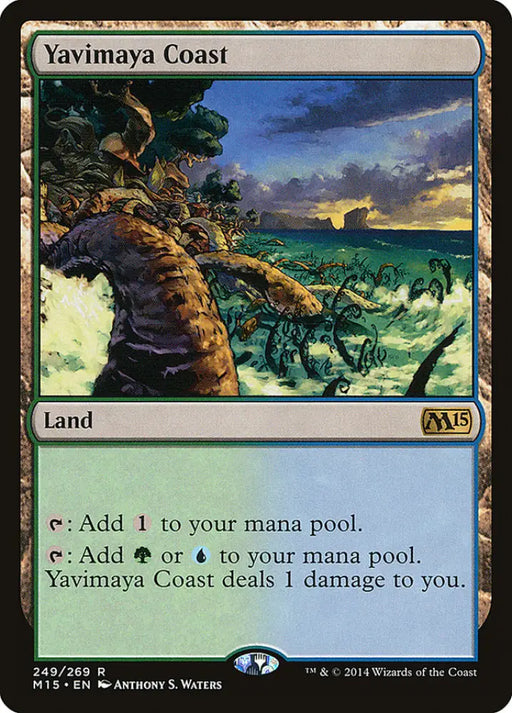 Yavimaya Coast [Magic 2015] - MTG Single