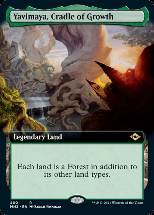 Yavimaya Cradle of Growth (Extended Art) [Modern Horizons 2] - MTG Single