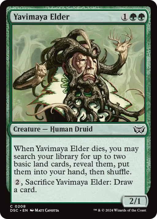 Yavimaya Elder [Duskmourn: House of Horror Commander] - MTG Single