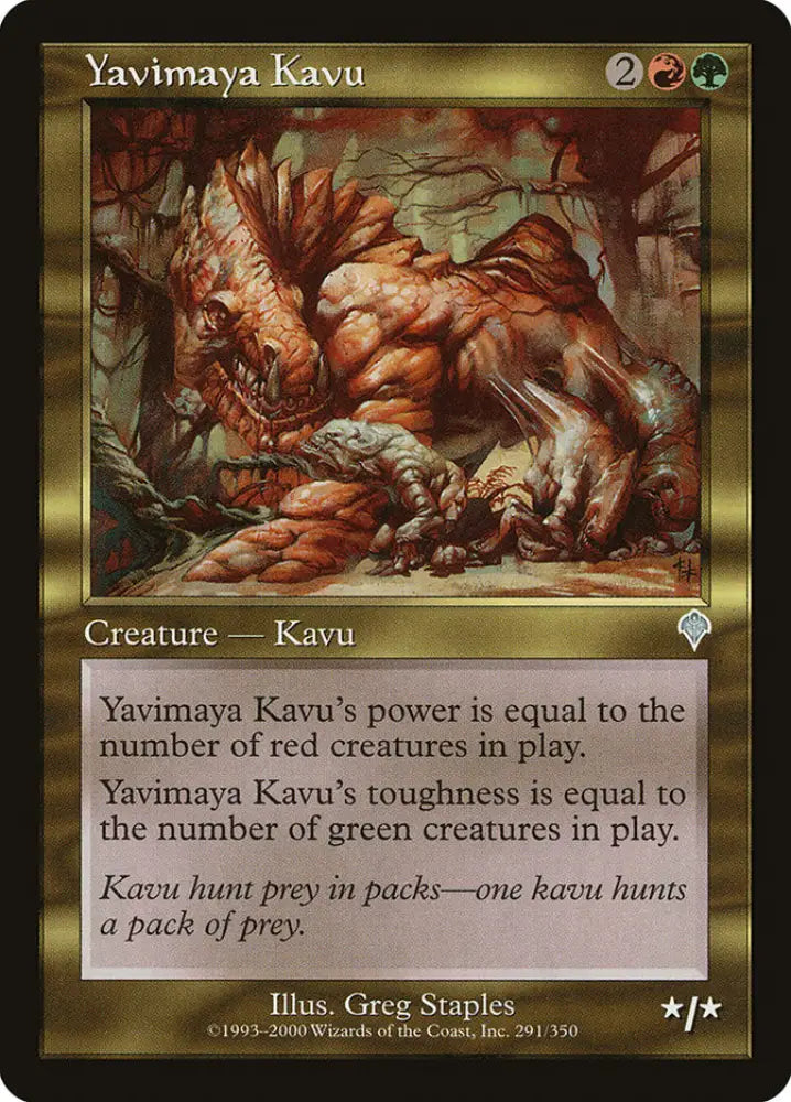 Yavimaya Kavu [Invasion] - MTG Single