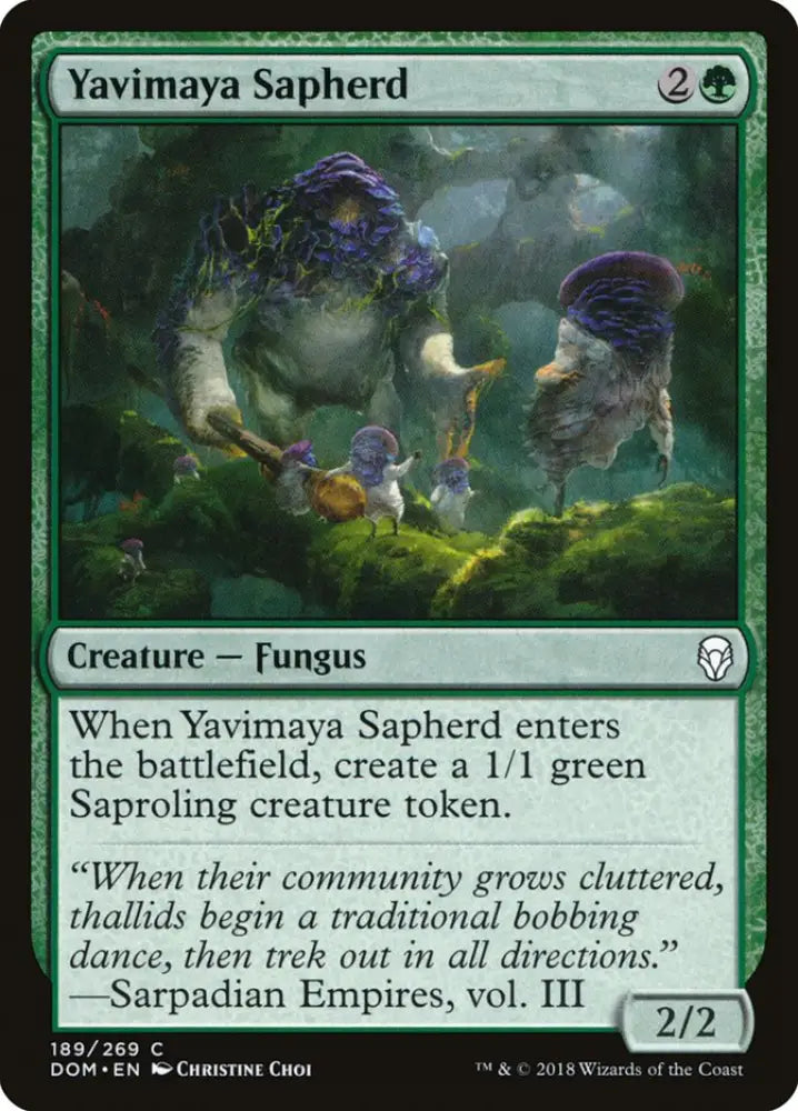 Yavimaya Sapherd [Dominaria] - MTG Single