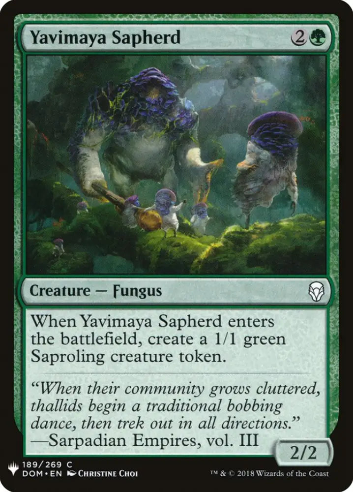 Yavimaya Sapherd [Mystery Booster] - MTG Single