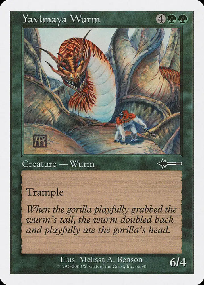 Yavimaya Wurm [Beatdown] - MTG Single