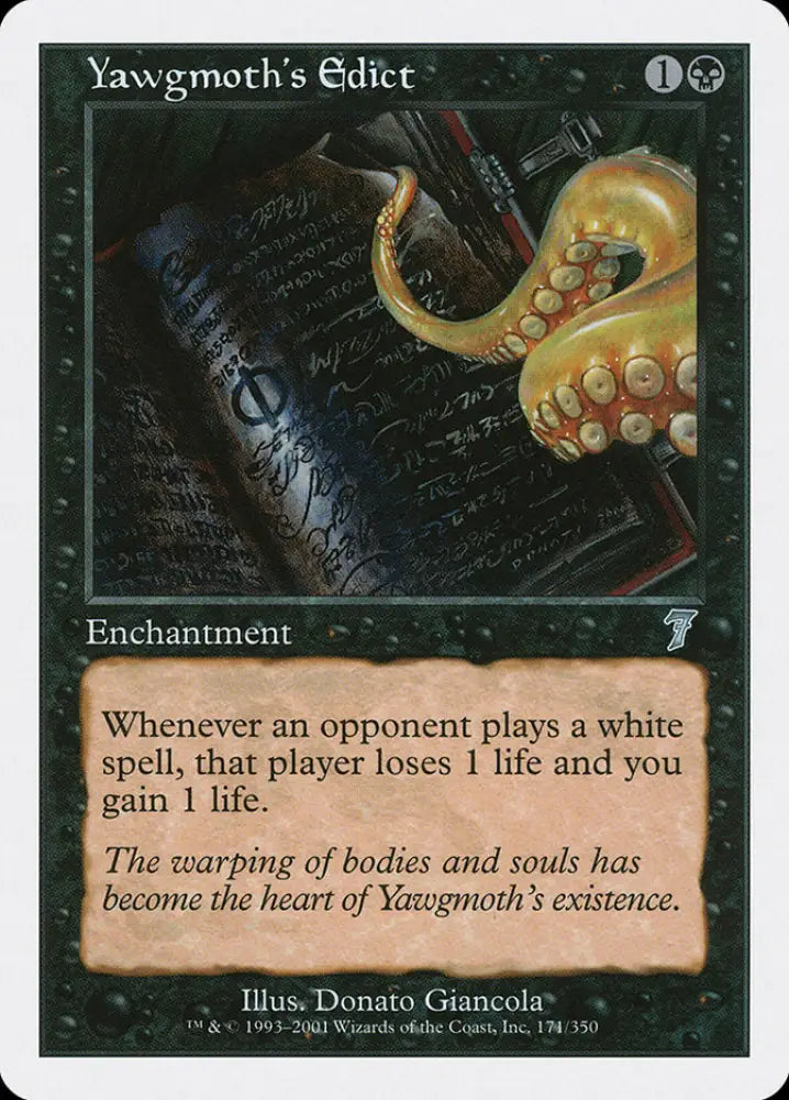Yawgmoth’s Edict [Seventh Edition] - MTG Single