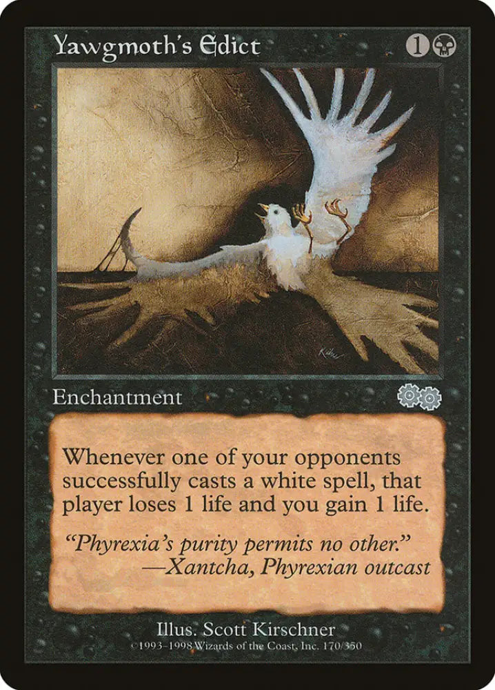 Yawgmoth’s Edict [Urza’s Saga] - MTG Single