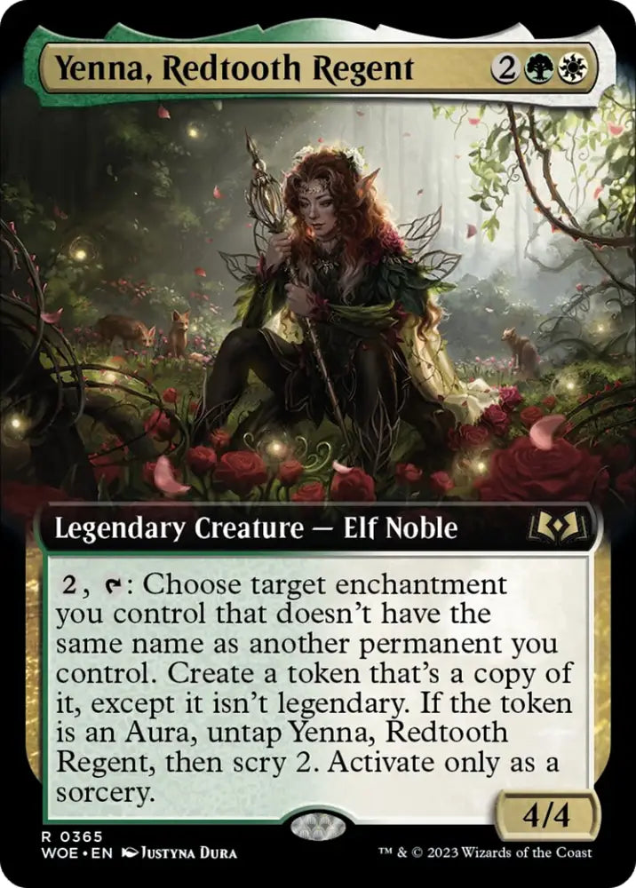 Yenna Redtooth Regent (Extended Art) [Wilds of Eldraine] - MTG Single