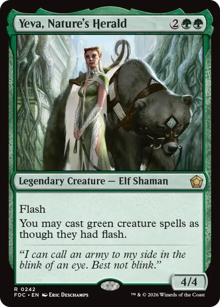 Yeva, Nature's Herald (242) [Foundations Commander]