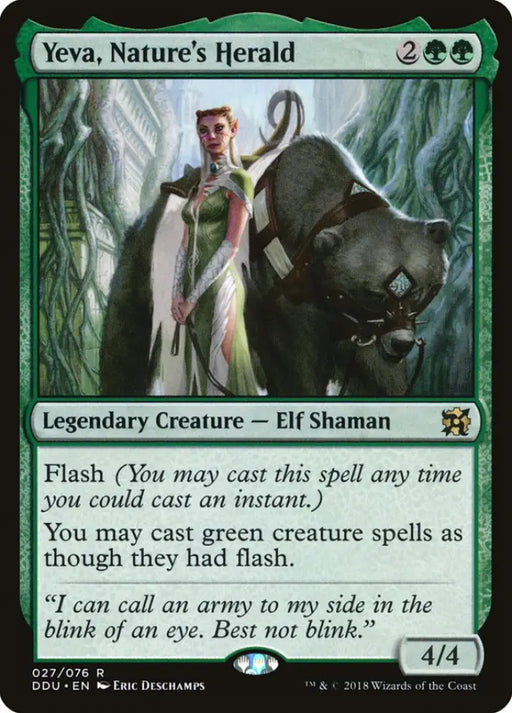 Yeva Nature’s Herald [Duel Decks: Elves vs. Inventors] - MTG Single