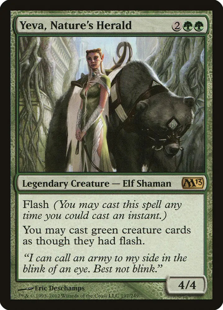 Yeva Nature’s Herald [Magic 2013] - MTG Single