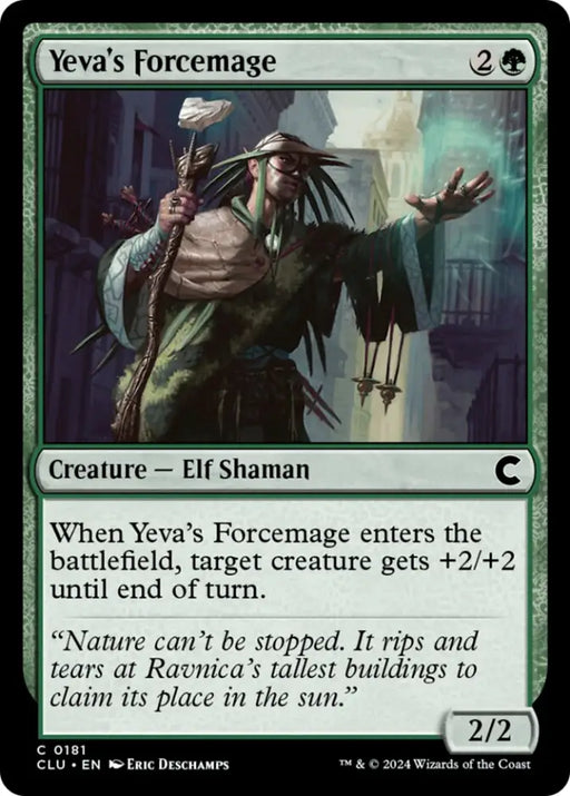 Yeva’s Forcemage [Ravnica: Clue Edition] - MTG Single
