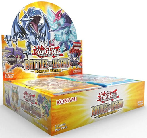YGO Battles of Legend Monster Mayhem Booster Box - Yu-Gi-Oh! Sealed