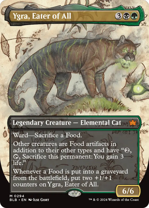 Ygra Eater of All (Borderless) [Bloomburrow] - MTG Single