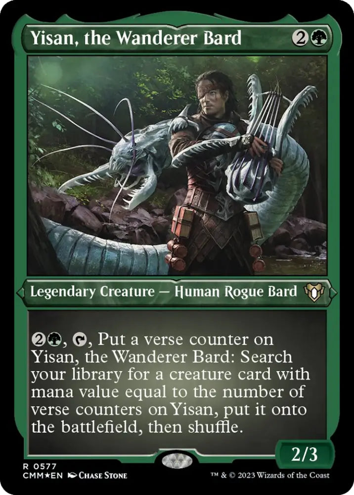 Yisan the Wanderer Bard (Foil Etched) [Commander Masters] - MTG Single