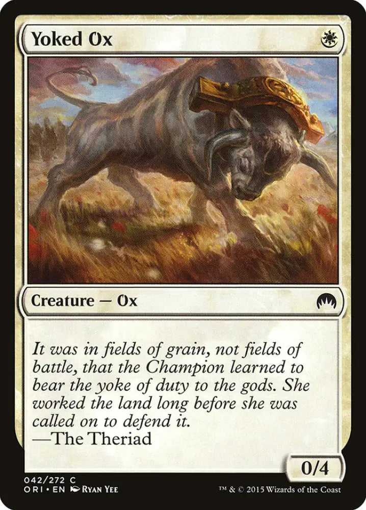 Yoked Ox [Magic Origins] - MTG Single