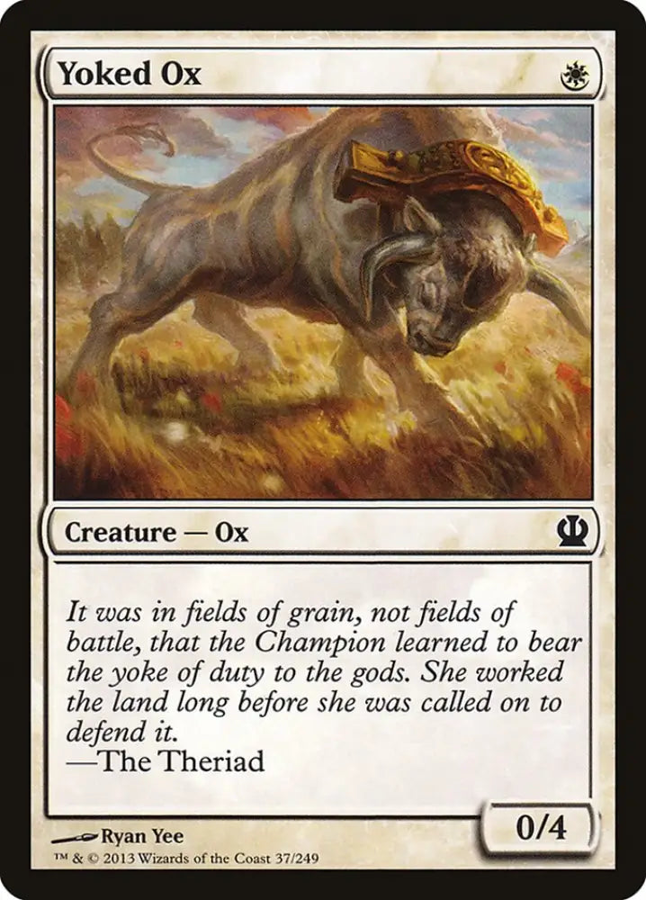 Yoked Ox [Theros] - MTG Single