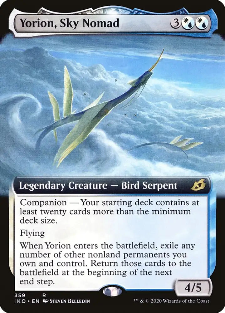 Yorion Sky Nomad (Extended Art) [Ikoria: Lair of Behemoths] - MTG Single