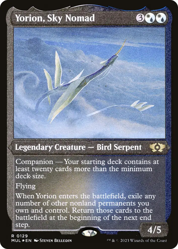 Yorion Sky Nomad (Foil Etched) [Multiverse Legends] - MTG Single