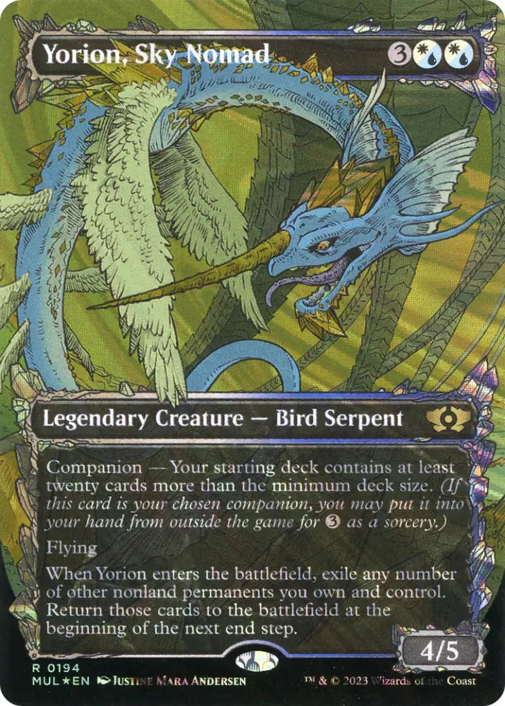 Yorion Sky Nomad (Halo Foil) [Multiverse Legends] - MTG Single