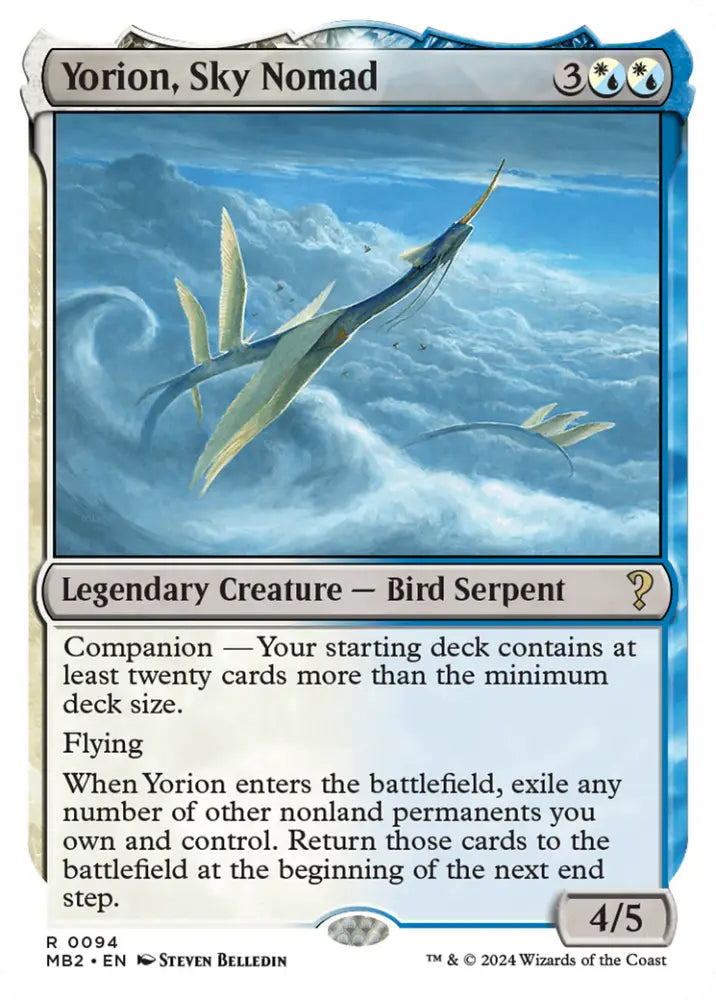 Yorion Sky Nomad (White Border) [Mystery Booster 2] - MTG Single