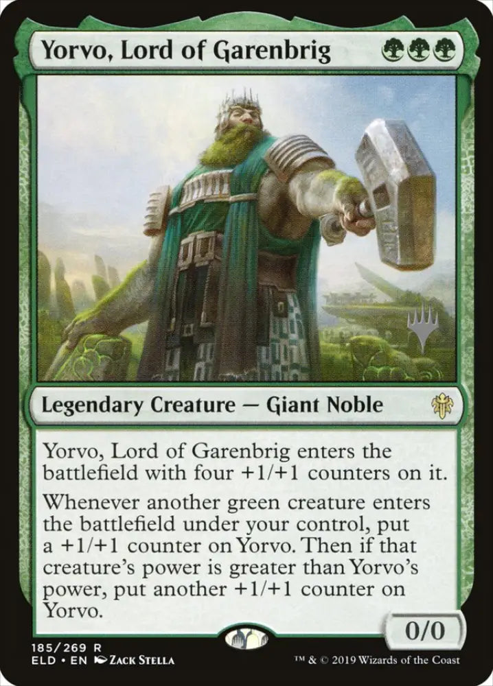Yorvo Lord of Garenbrig (Promo Pack) [Throne of Eldraine Promos] - MTG Single