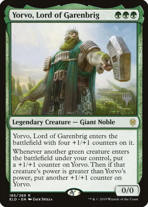 Yorvo Lord of Garenbrig (Promo Pack) [Throne of Eldraine Promos] - MTG Single