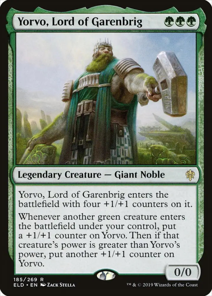Yorvo Lord of Garenbrig [Throne of Eldraine] - MTG Single