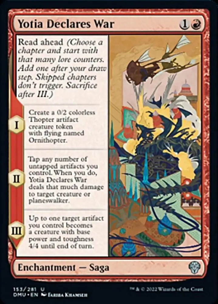 Yotia Declares War [Dominaria United] - MTG Single