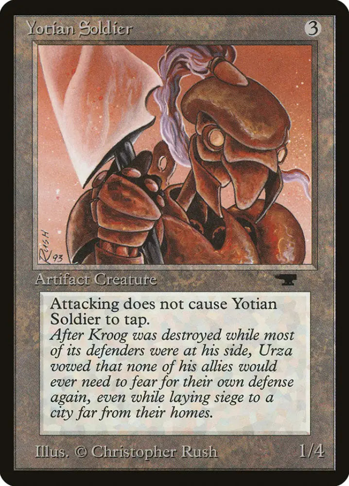 Yotian Soldier [Antiquities] - MTG Single