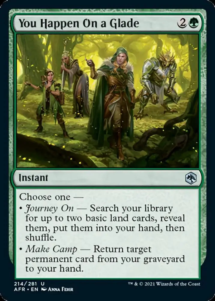 You Happen On a Glade [Dungeons & Dragons: Adventures in the Forgotten Realms] - MTG Single