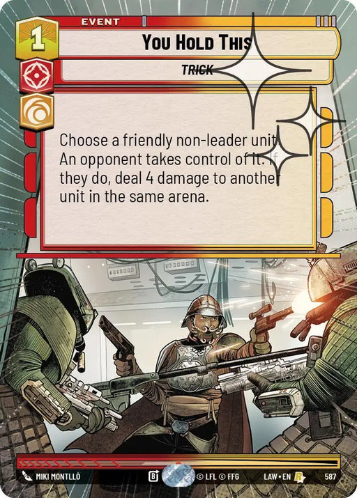 You Hold This (Hyperspace Foil) (587) [A Lawless Time]