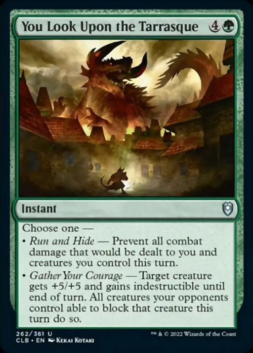 You Look Upon the Tarrasque [Commander Legends: Battle for Baldur’s Gate] - MTG Single