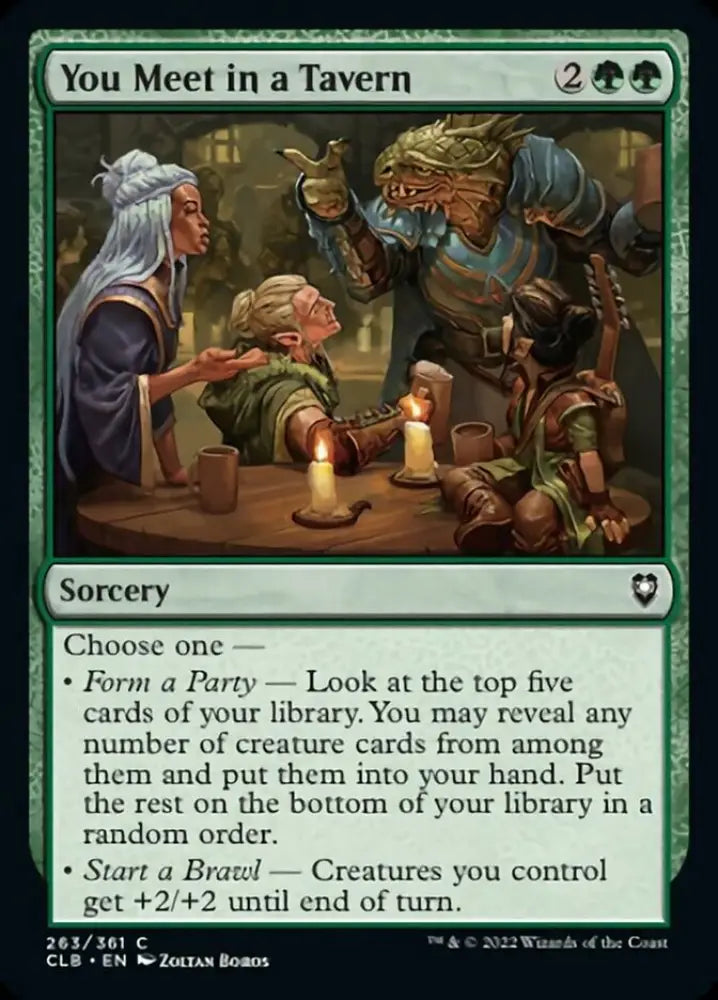 You Meet in a Tavern [Commander Legends: Battle for Baldur’s Gate] - MTG Single