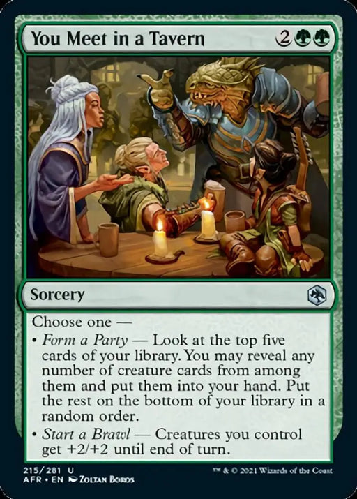 You Meet in a Tavern [Dungeons & Dragons: Adventures in the Forgotten Realms] - MTG Single