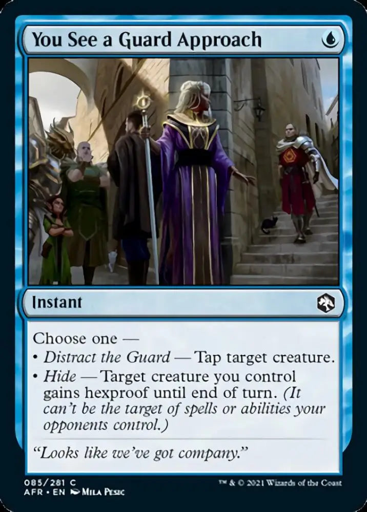 You See a Guard Approach [Dungeons & Dragons: Adventures in the Forgotten Realms] - MTG Single