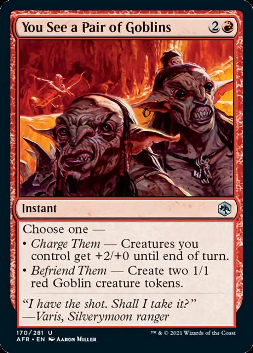 You See a Pair of Goblins [Dungeons & Dragons: Adventures in the Forgotten Realms] - MTG Single