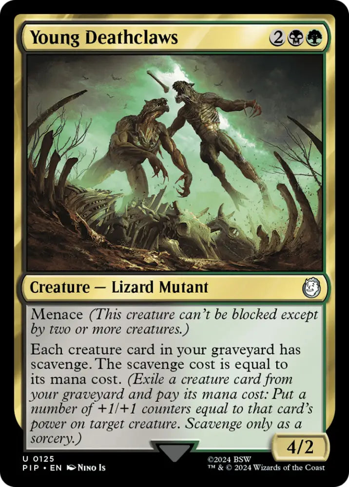 Young Deathclaws [Fallout] - MTG Single
