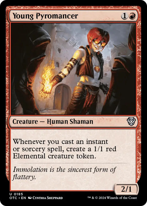 Young Pyromancer [Outlaws of Thunder Junction Commander] - MTG Single